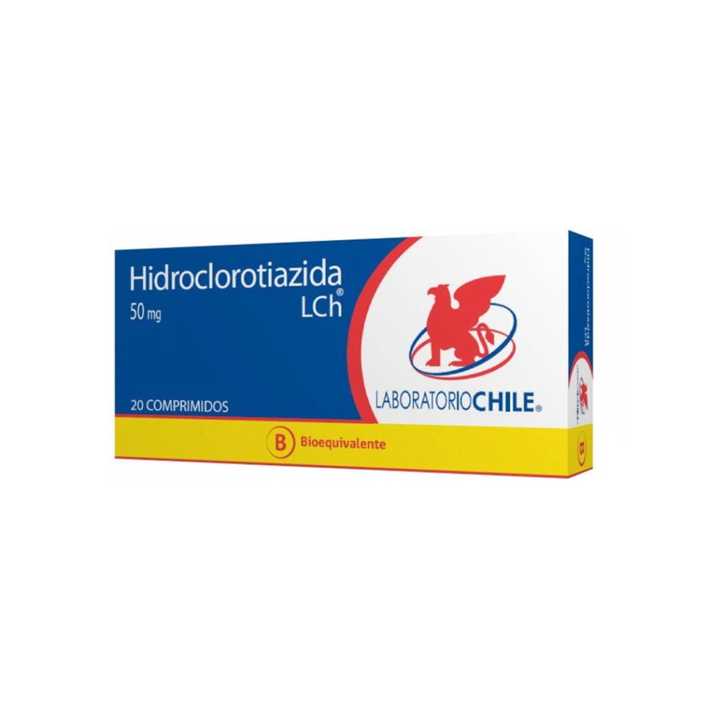 Hidroclorotiazida (B) 50mg 20 Comprimidos