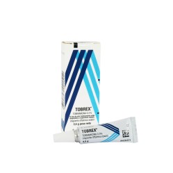 Tobrex Tobramicina 0.3% Ungüento Oftálmico 3.5g  / PRECIO POR UNIDAD DE MEDIDA / $ 489022.- valor por cada 100 ml / gr