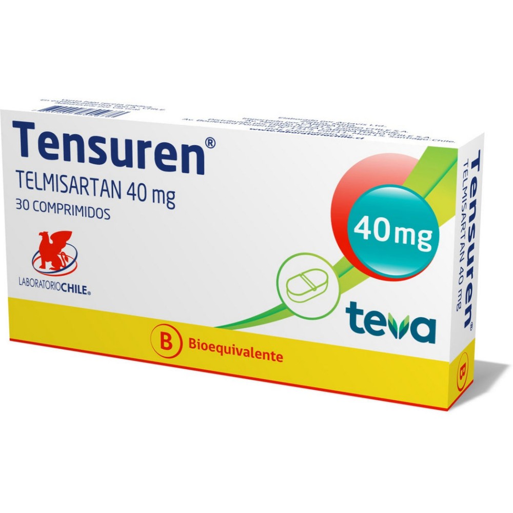 Tensuren (B) Telmisartan 40mg 30 Comprimidos