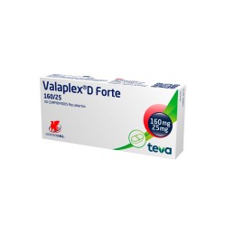 Valaplex D Forte Valsartán 160/25 30 Comprimidos Recubiertos