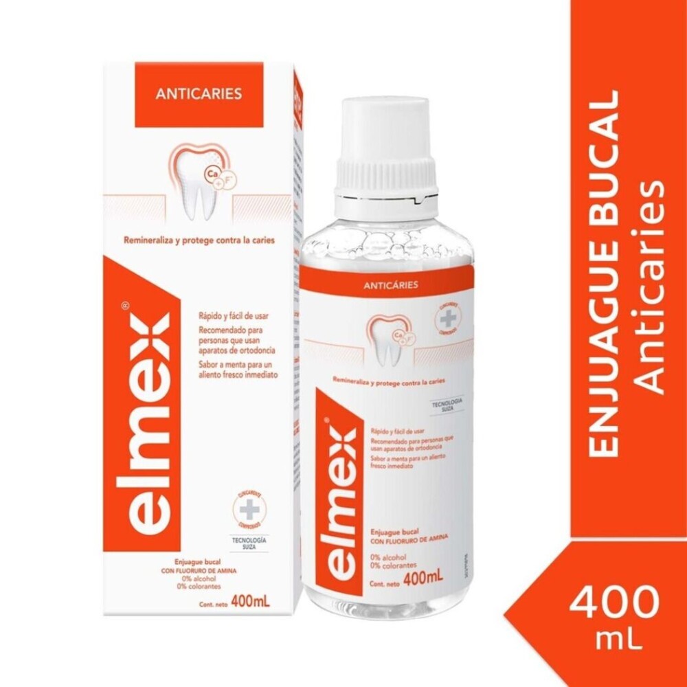 Enjuague Bucal Elmex Anticaries 400ml Enjuague Bucal Elmex Anticaries 400ml