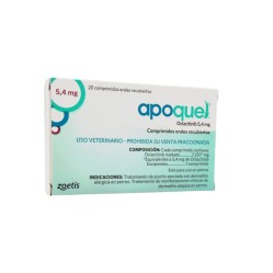 Apoquel 5.4g Oral 20 Comprimidos
