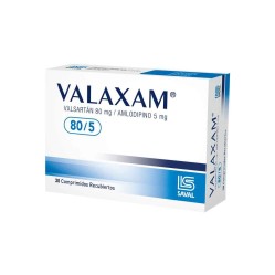 Valaxam Valsartán 80/5 30 Comprimidos Recubiertos