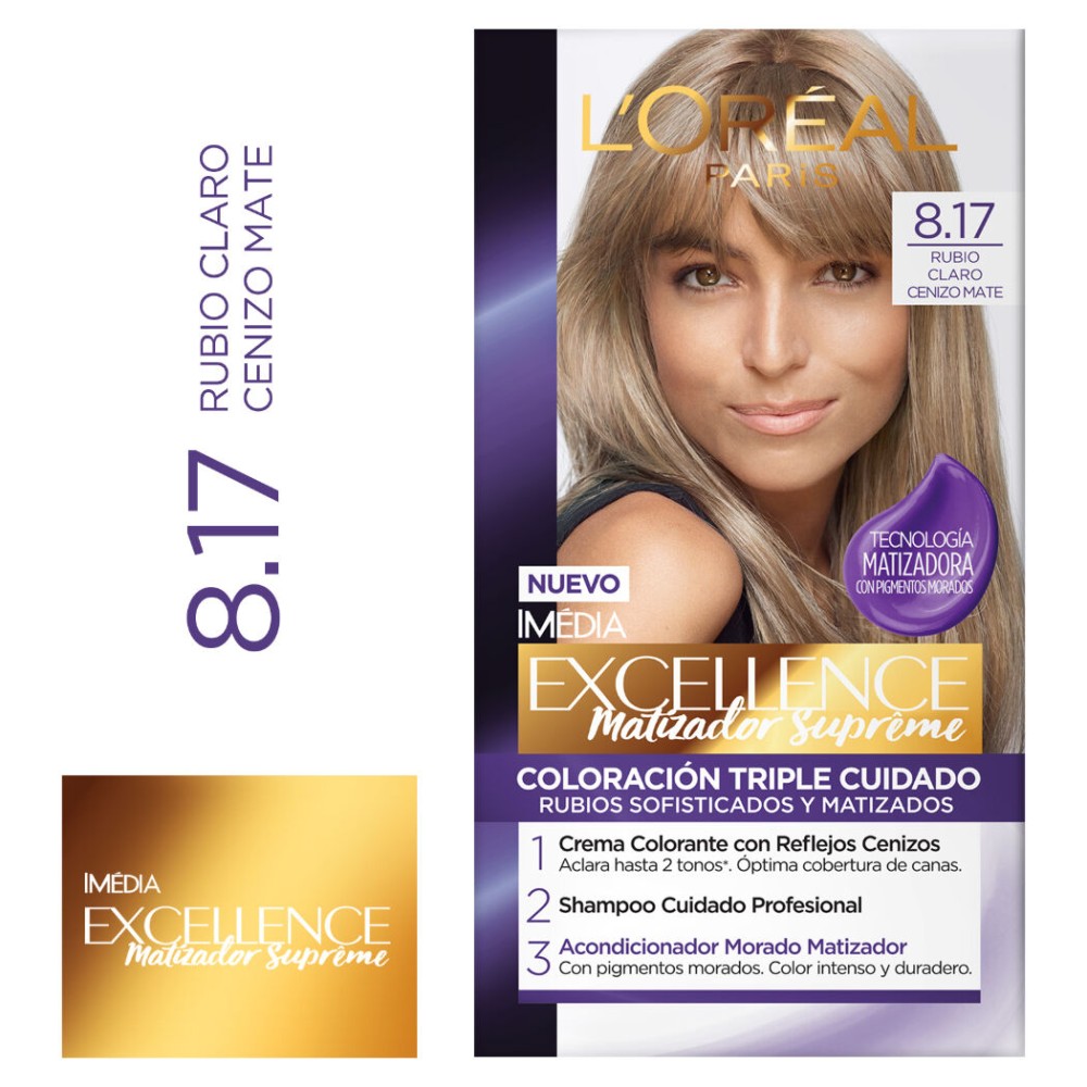Excellence N8.17 R. Claro Cenizo Matte Excellence N8.17 R. Claro Cenizo Matte
