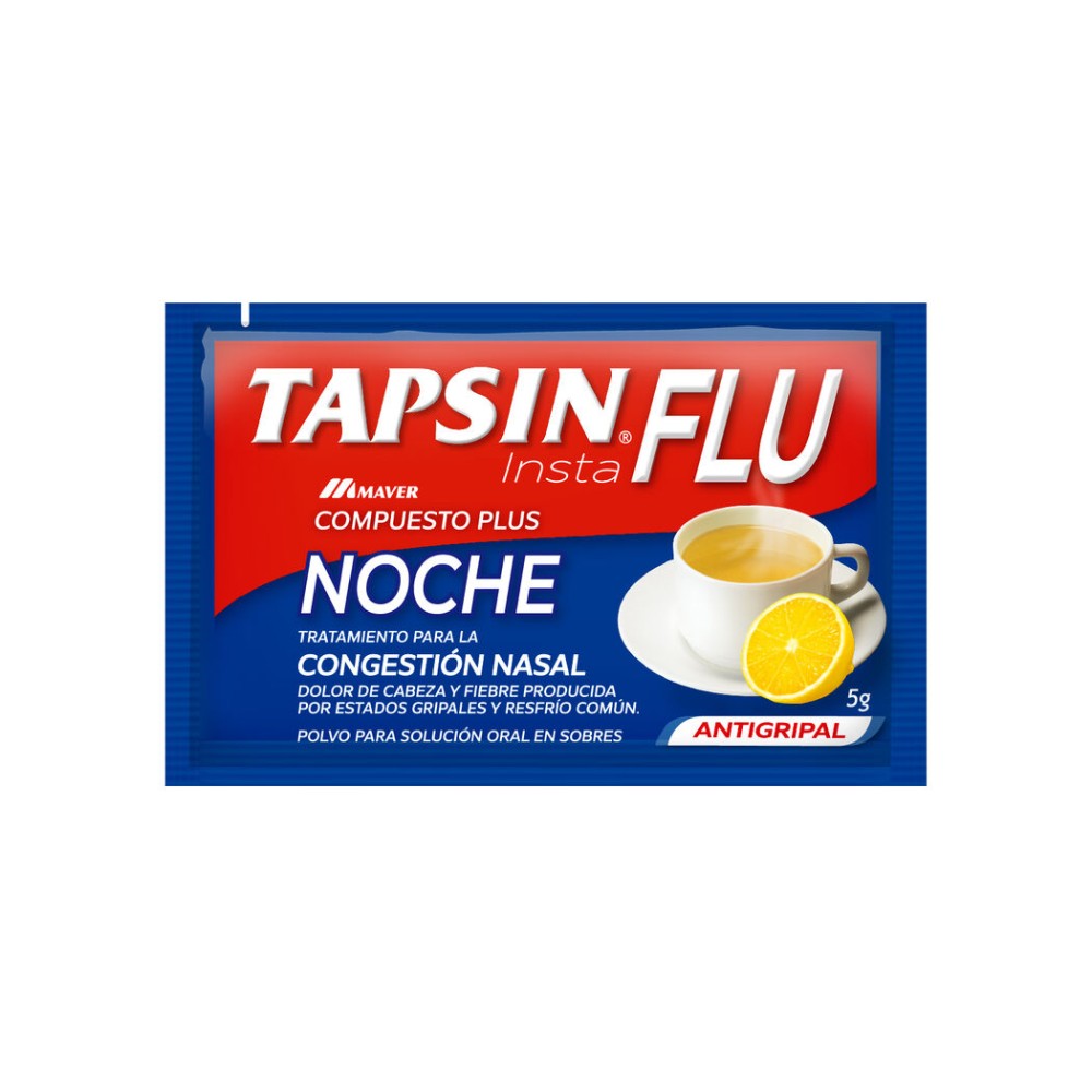 Tapsin Instaflu (B) Paracetamol Polvo Noche 1 Sobre