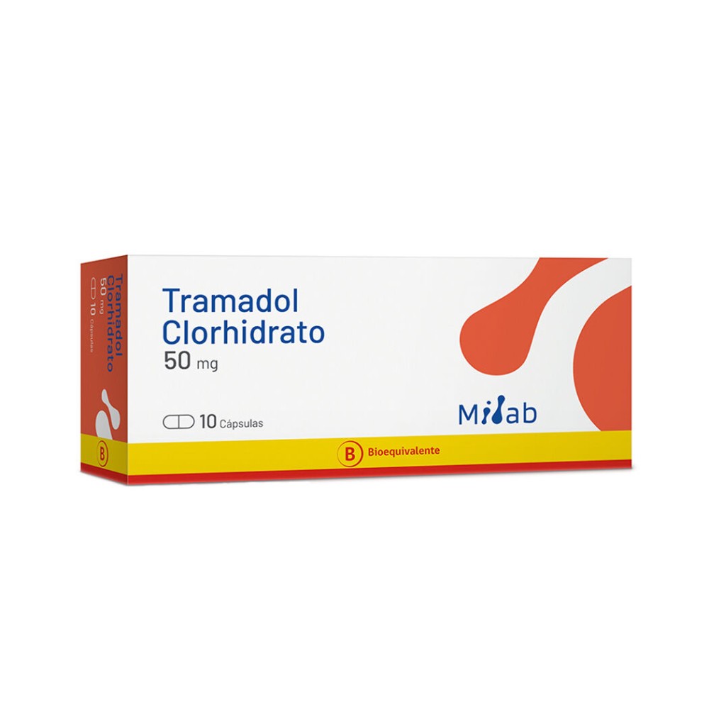 Tramadol (B) 50mg 10 Cápsulas