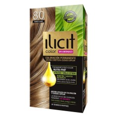 Tintura Ilicit Sin Amoníaco 8/0 Rubio Claro