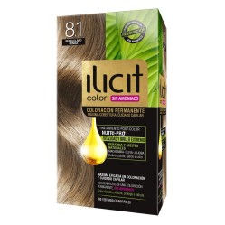 Tintura Ilicit Sin Amoníaco 8/1 Rubio Claro Ceniza