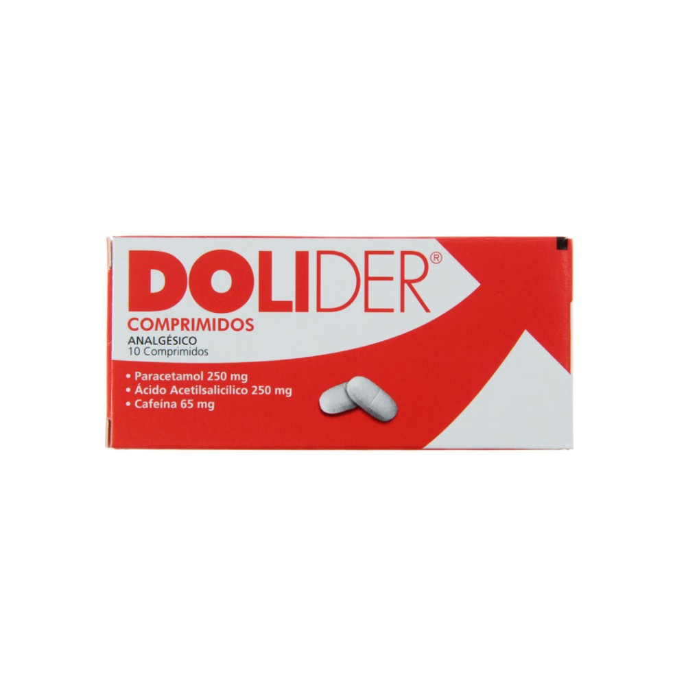 Dolider Paracetamol 10 Comprimidos