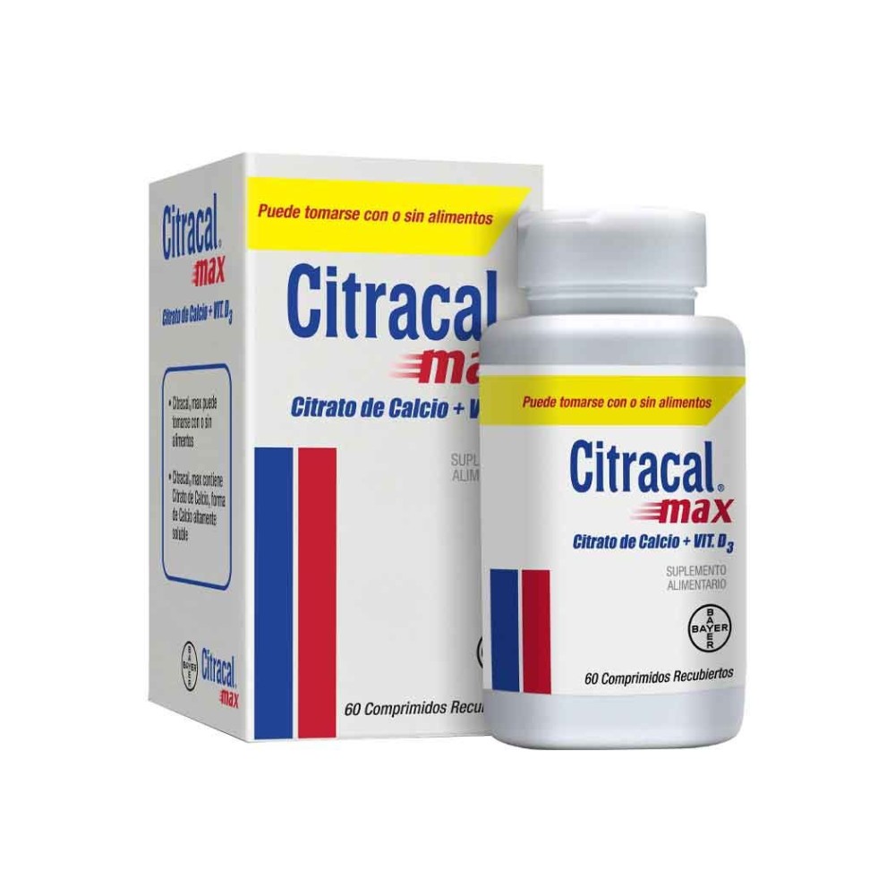 Citracal max de 60 comprimidos recubiertos
