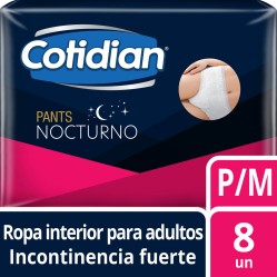 Pants Cotidian Nocturno P/M 8 Unidades
