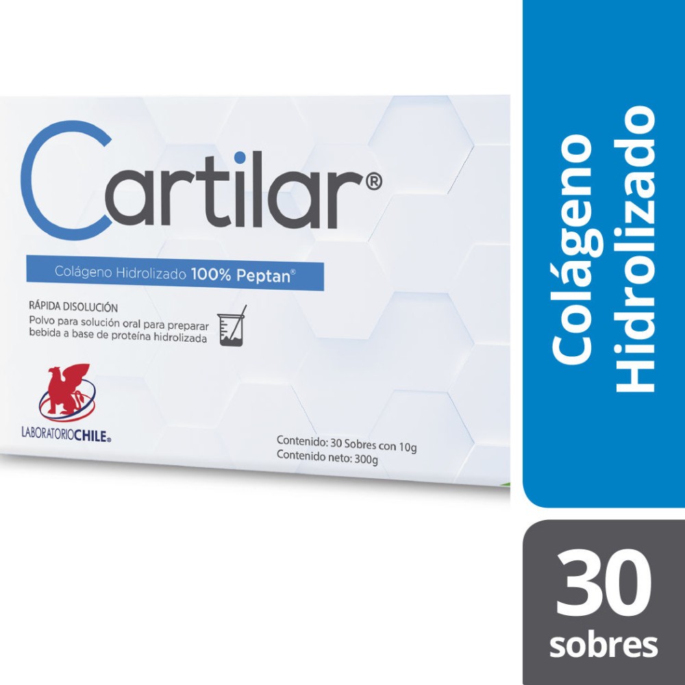 Complemento Alimentario En Base a Colágeno Cartilar 30 Sobres