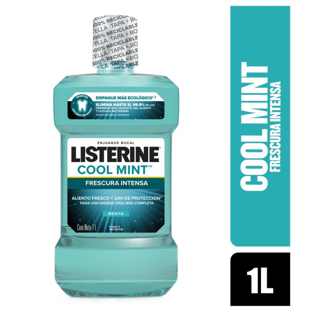 Enjuague Bucal LISTERINE® Cool Mint 1000ml Enjuague Bucal LISTERINE® Cool Mint 1000ml