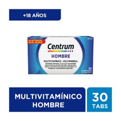 Centrum Hombre Multivitamínico 30 Comprimidos