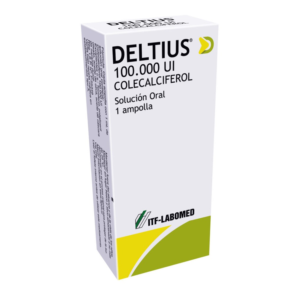 Deltius Vitamina D3 100.000UI Jarabe 1 Ampolla