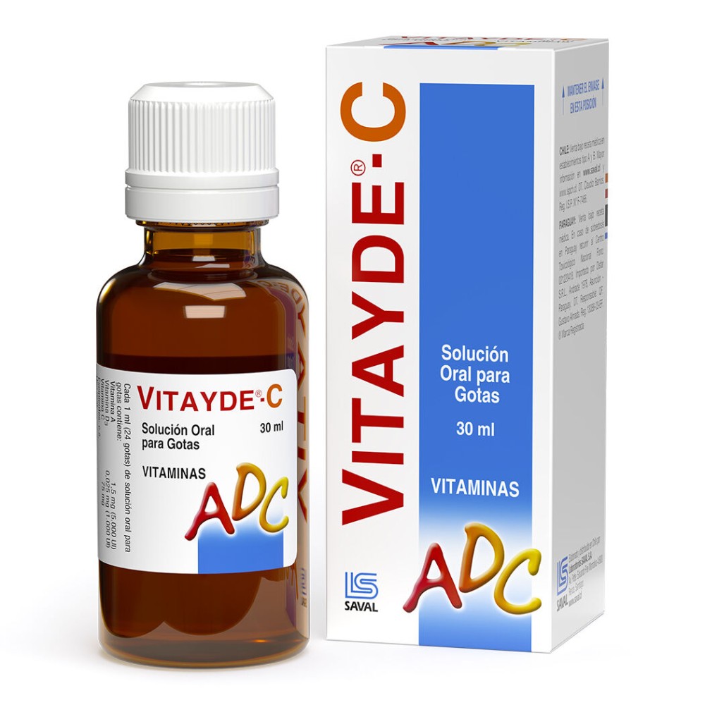 Vitayde-C Vitaminas ACD Gotas 30ml