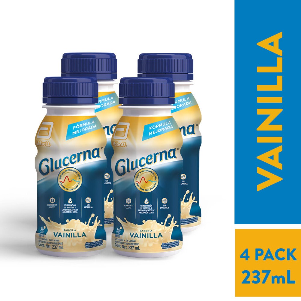 4 Pack Ahorro Glucerna Líquida Sabor Vainilla 4 Pack Ahorro Glucerna Líquida Sabor Vainilla