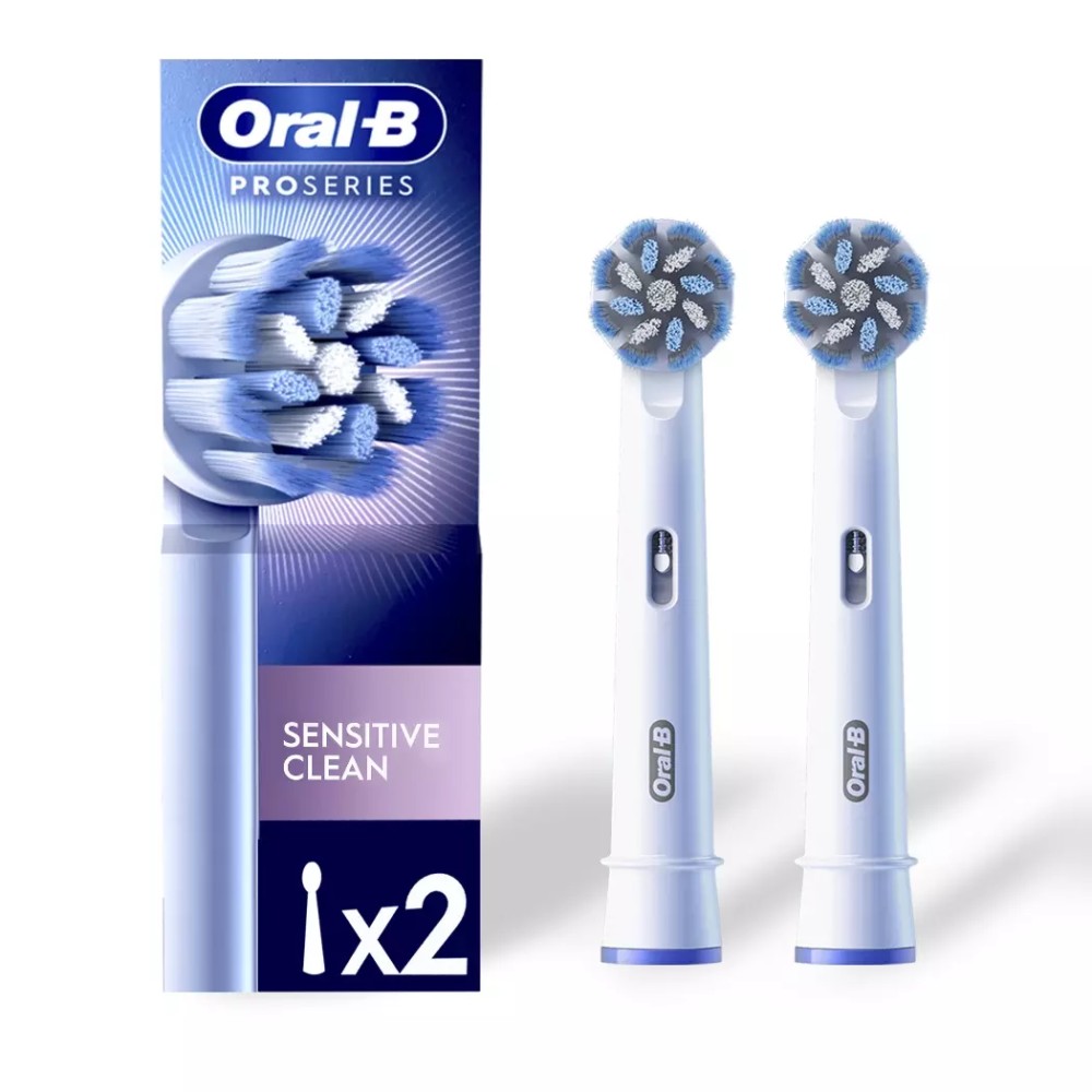 Cabezal de Repuesto Oral-B Sensitive Clean Cepillo Eléctrico 2 Unidades Cabezal de Repuesto Oral-B Sensitive Clean Cepillo Eléctrico 2 Unidades