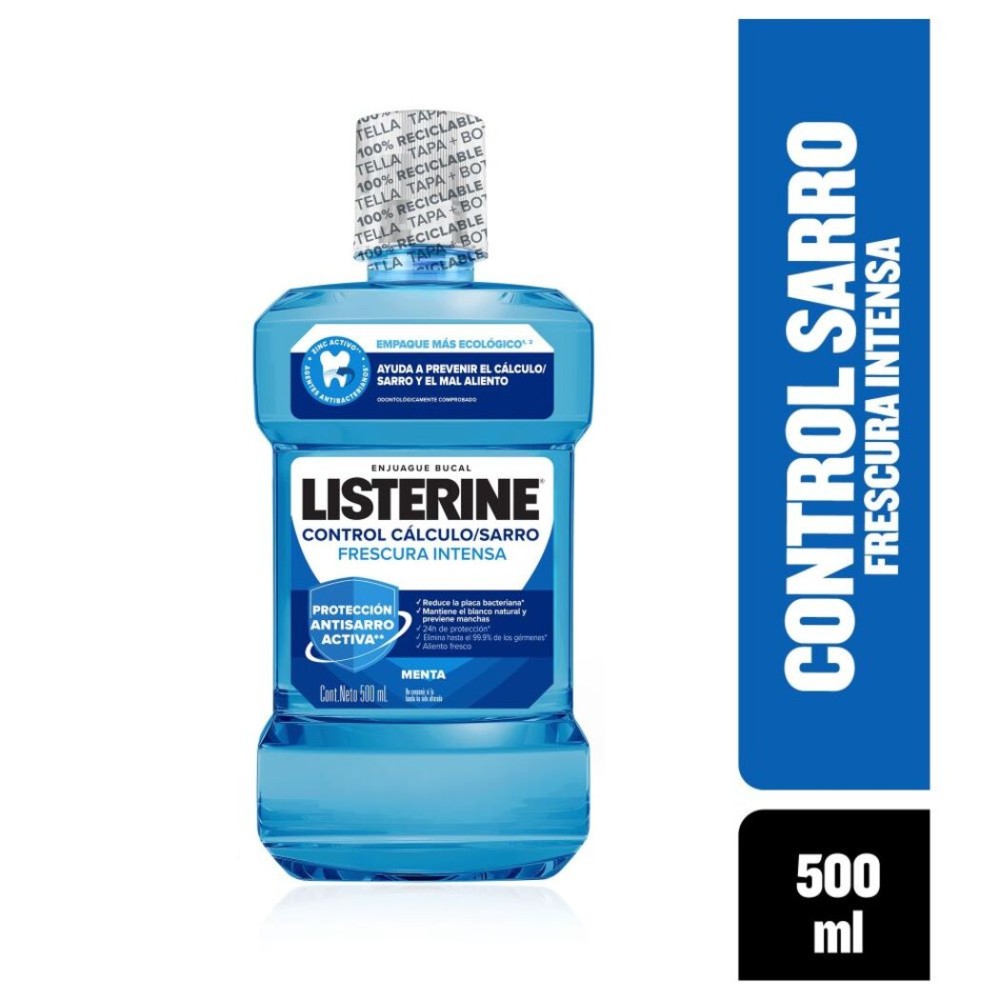 Enjuague Bucal LISTERINE® Control Sarro 500ml