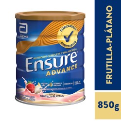 Ensure Advance Frutilla-Plátano Lata 850g