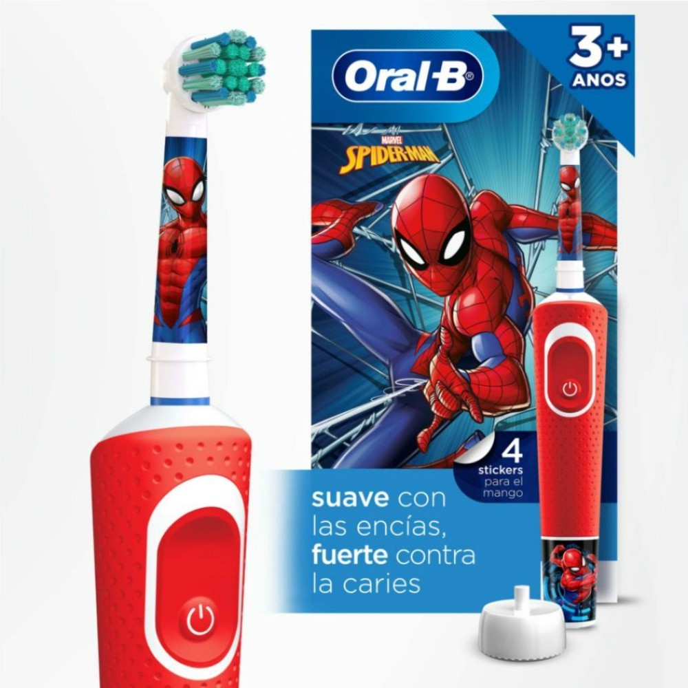 Cepillo de Dientes Eléctrico Oral-B Marvel Spider-Man 1 Unidad Cepillo de Dientes Eléctrico Oral-B Marvel Spider-Man 1 Unidad