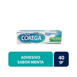 Corega Ultra Crema Adhesiva Sabor Menta 40g
