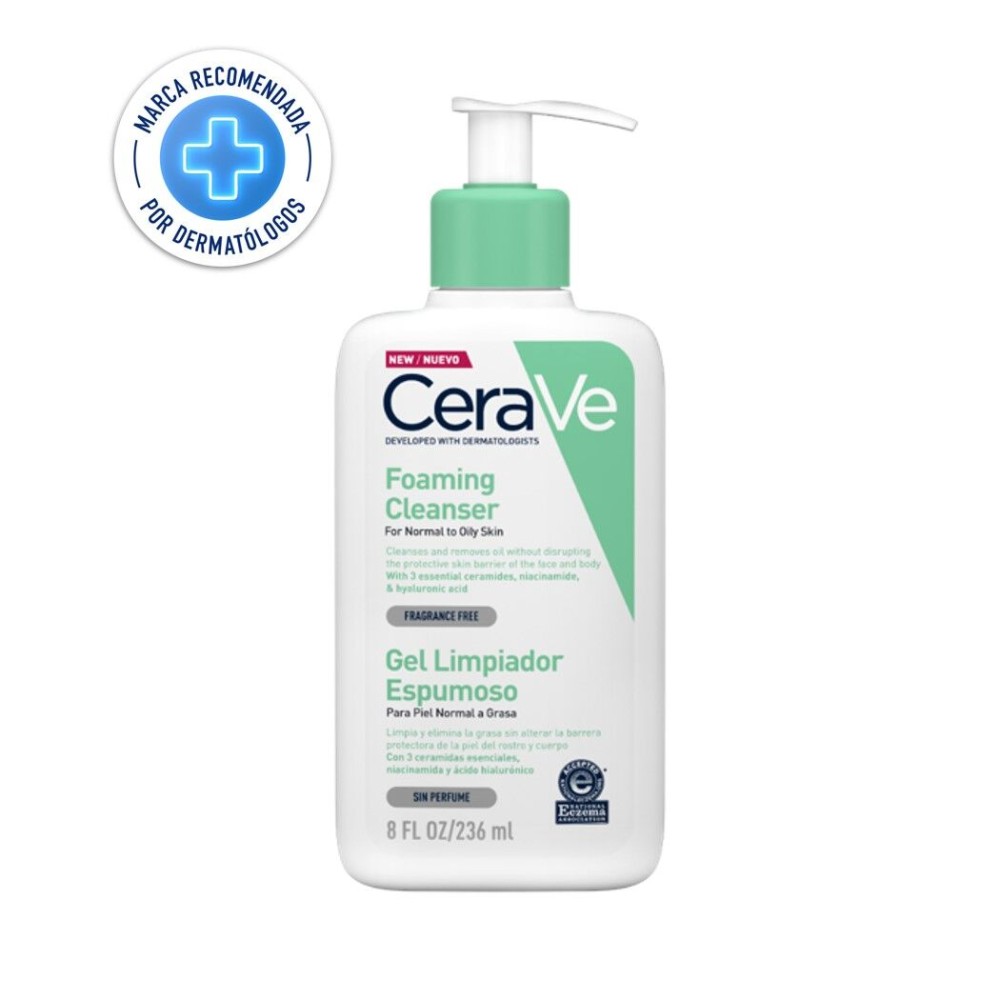 Gel Limpiador Espumoso Facial CeraVe 236ml