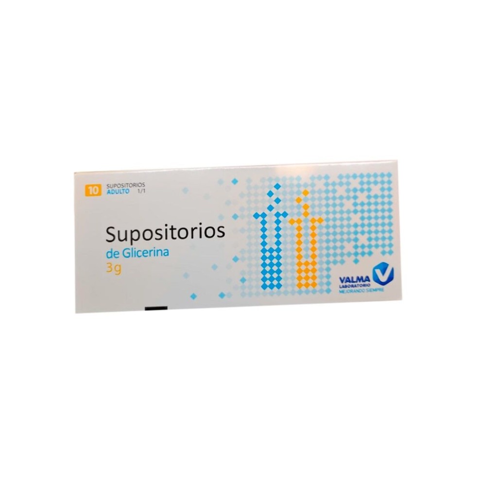Supositorio Glicerina Mediano 3g 10 Unidades