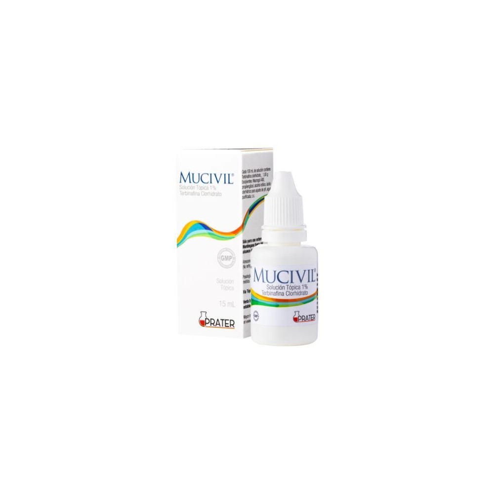 Mucivil 1% Solucion Topica 15ml