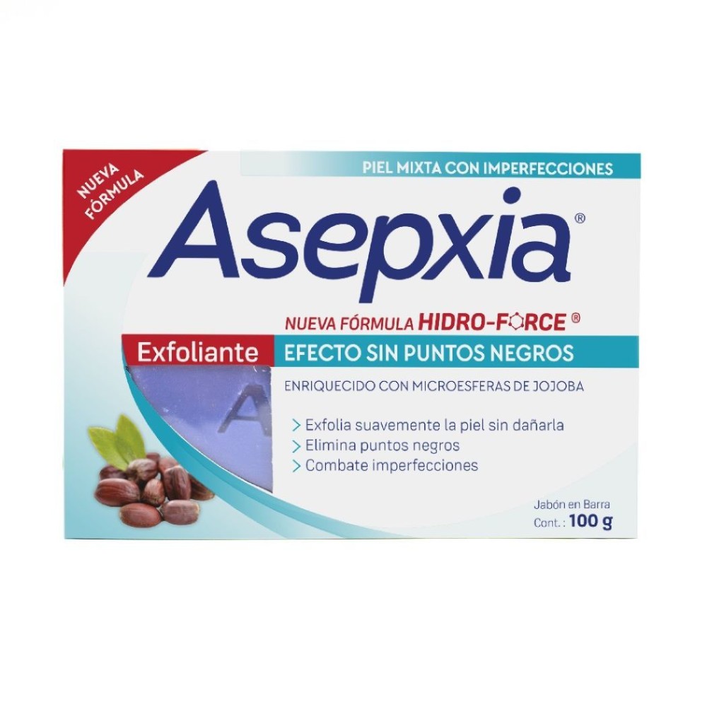 Jabón Exfoliante Asepxia 100g Jabón Exfoliante Asepxia 100g