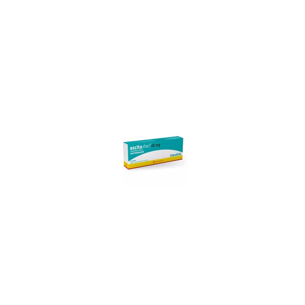 Escitavitae (B) Escitalopram 20mg 28 Comprimidos Recubiertos
