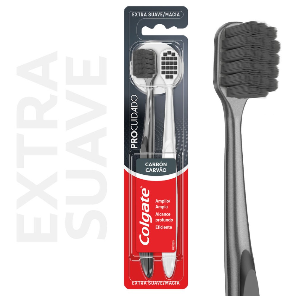 Colgate Pack Cepillo Pro Cuidado Carbón