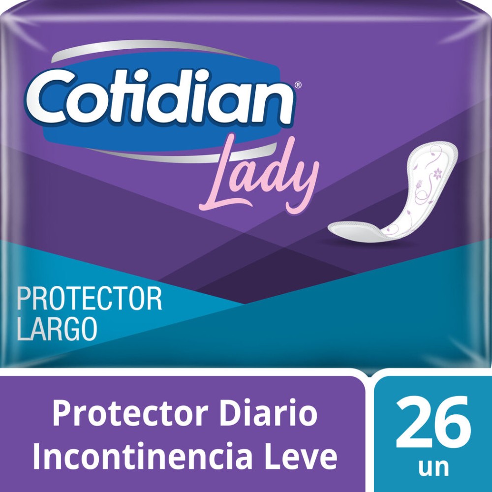 Protector Diario Incontinencia Leve Cotidian 26 Unidades