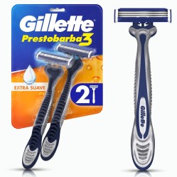Máquina de Afeitar Gillette Prestobarba3 2 Unidades