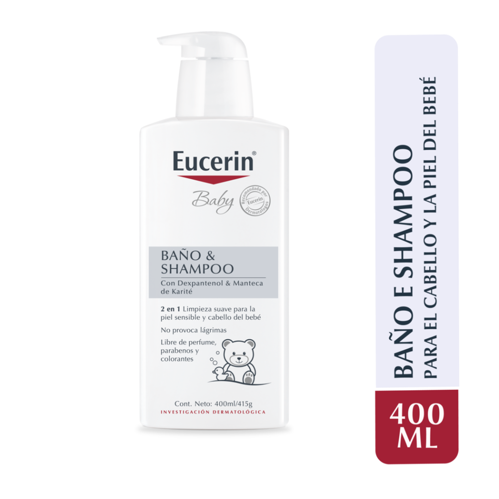Eucerin Baby Baño & Shampoo Para Bebés 400ml Eucerin Baby Baño & Shampoo Para Bebés 400ml