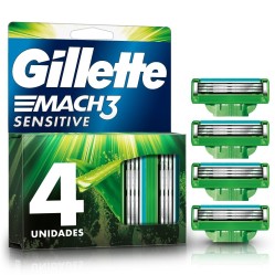 Repuestos de Afeitar Mach3 Sensitive, 4Un