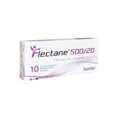 Flectane 500mg/20mg 10Com.Rec.
