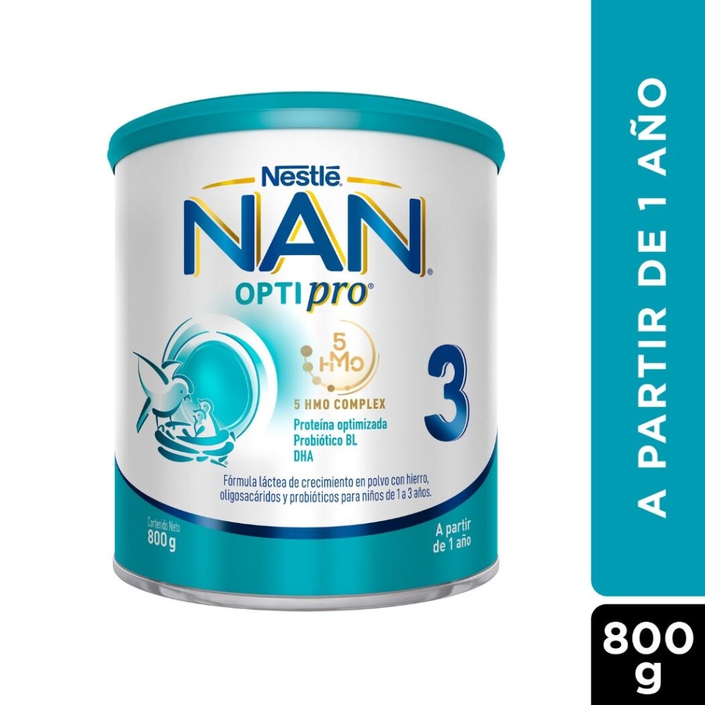 Fórmula Infantil Nan 3 Optipro 800g Fórmula Infantil Nan 3 Optipro 800g