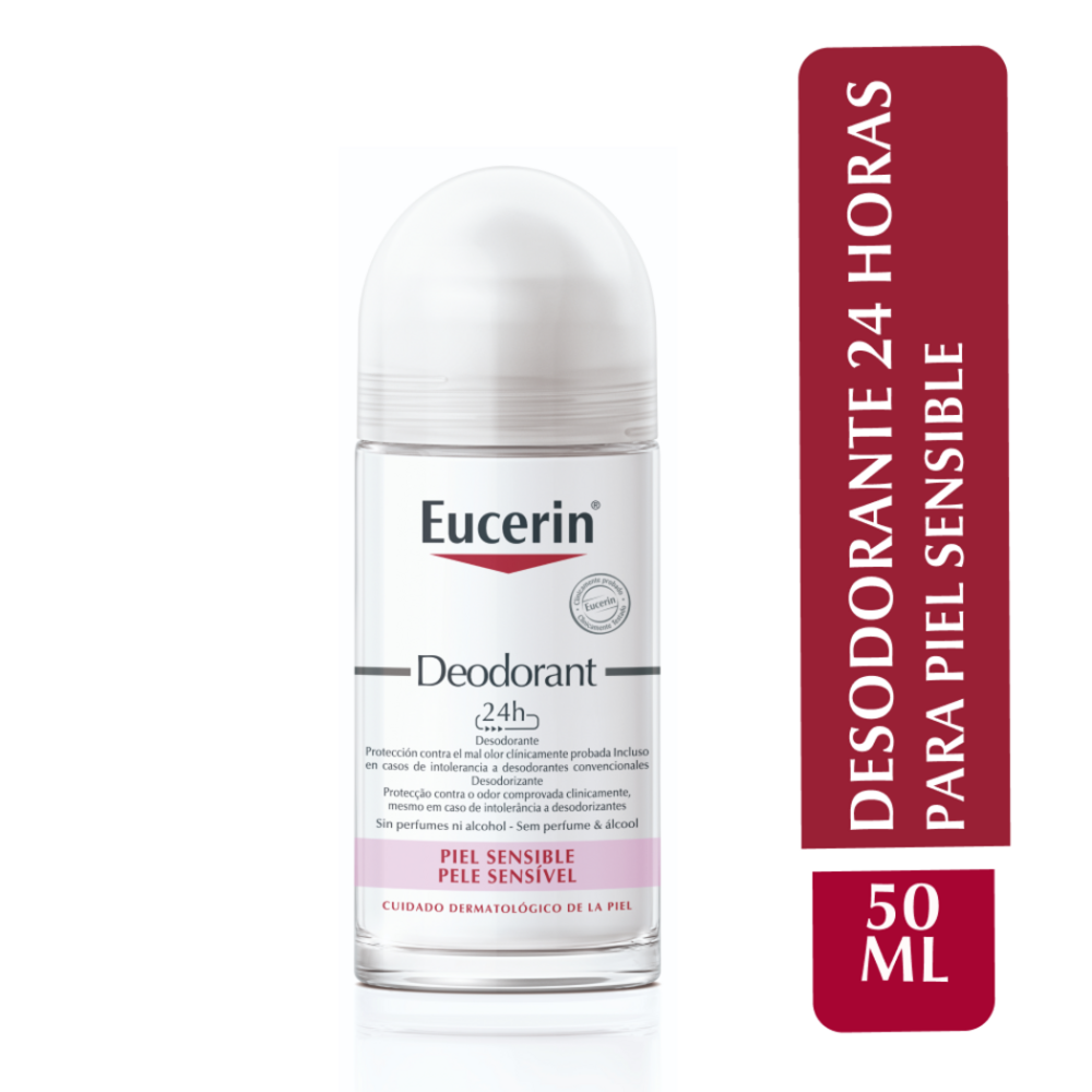 Eucerin Desodorante Roll-On pH5 Piel Sensible 50ml - Niños y Adultos Eucerin Desodorante Roll-On pH5 Piel Sensible 50ml - Niños y Adultos