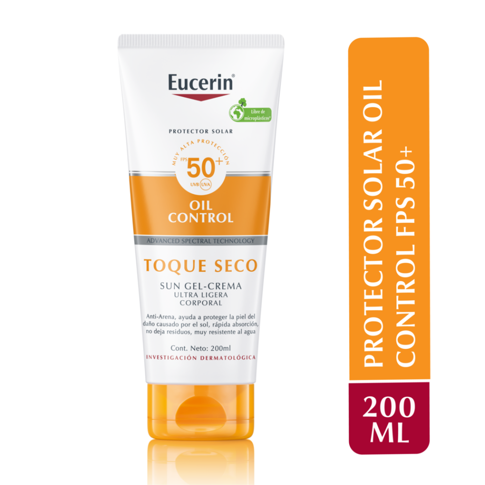 Protector Solar Corporal Oil Control Dry Touch Gel Crema 200ml