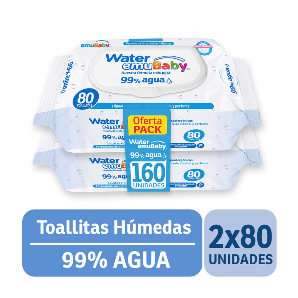 Toallas Húmedas Para Bebé 160 Unidades Toallas Húmedas Para Bebé 160 Unidades