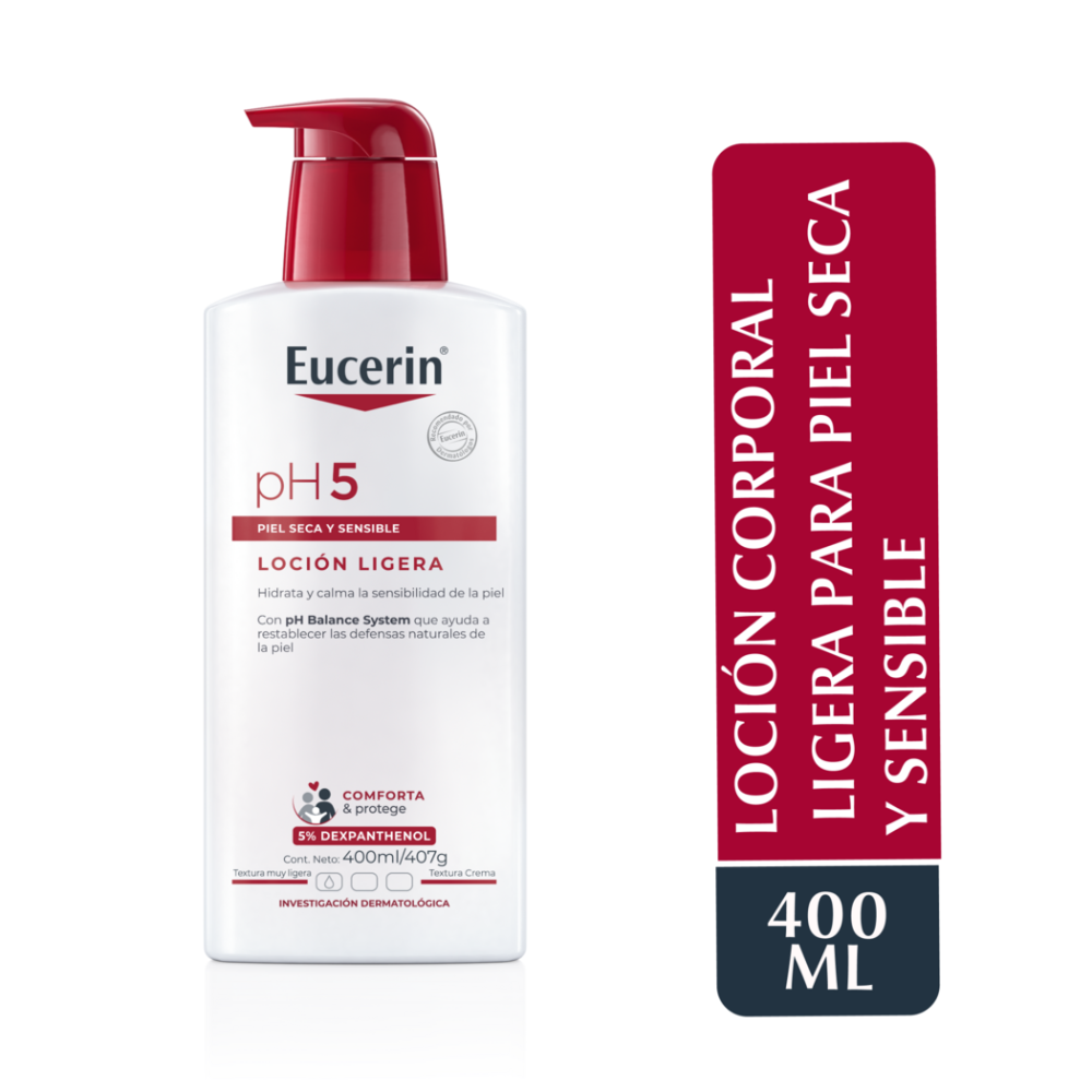 Eucerin Loción Hidratante Corporal Ph5 400ml - Reduce la Sensibilidad Eucerin Loción Hidratante Corporal Ph5 400ml - Reduce la Sensibilidad