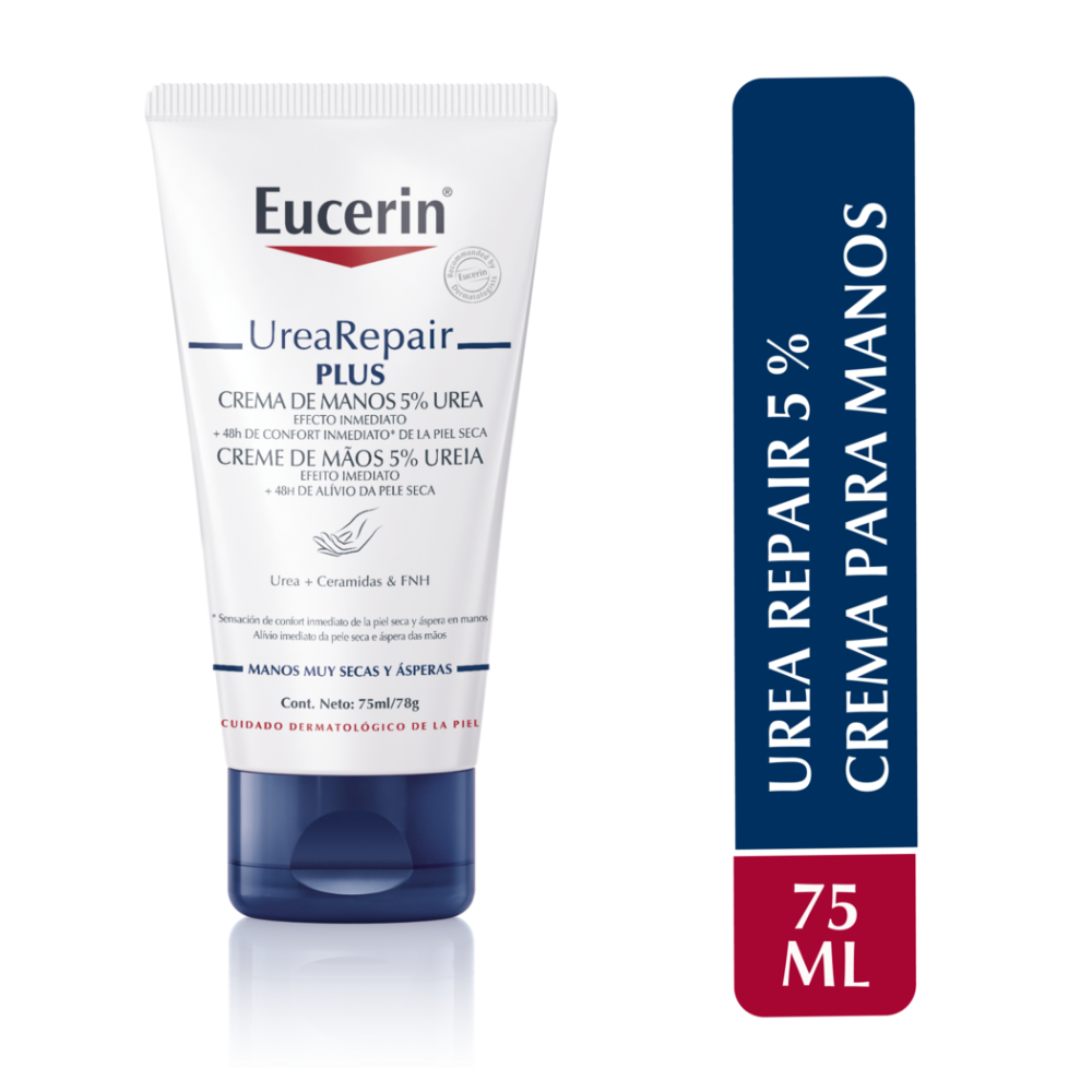 Eucerin Crema de Manos Urea Repair 75ml - Manos Extra Secas Eucerin Crema de Manos Urea Repair 75ml - Manos Extra Secas