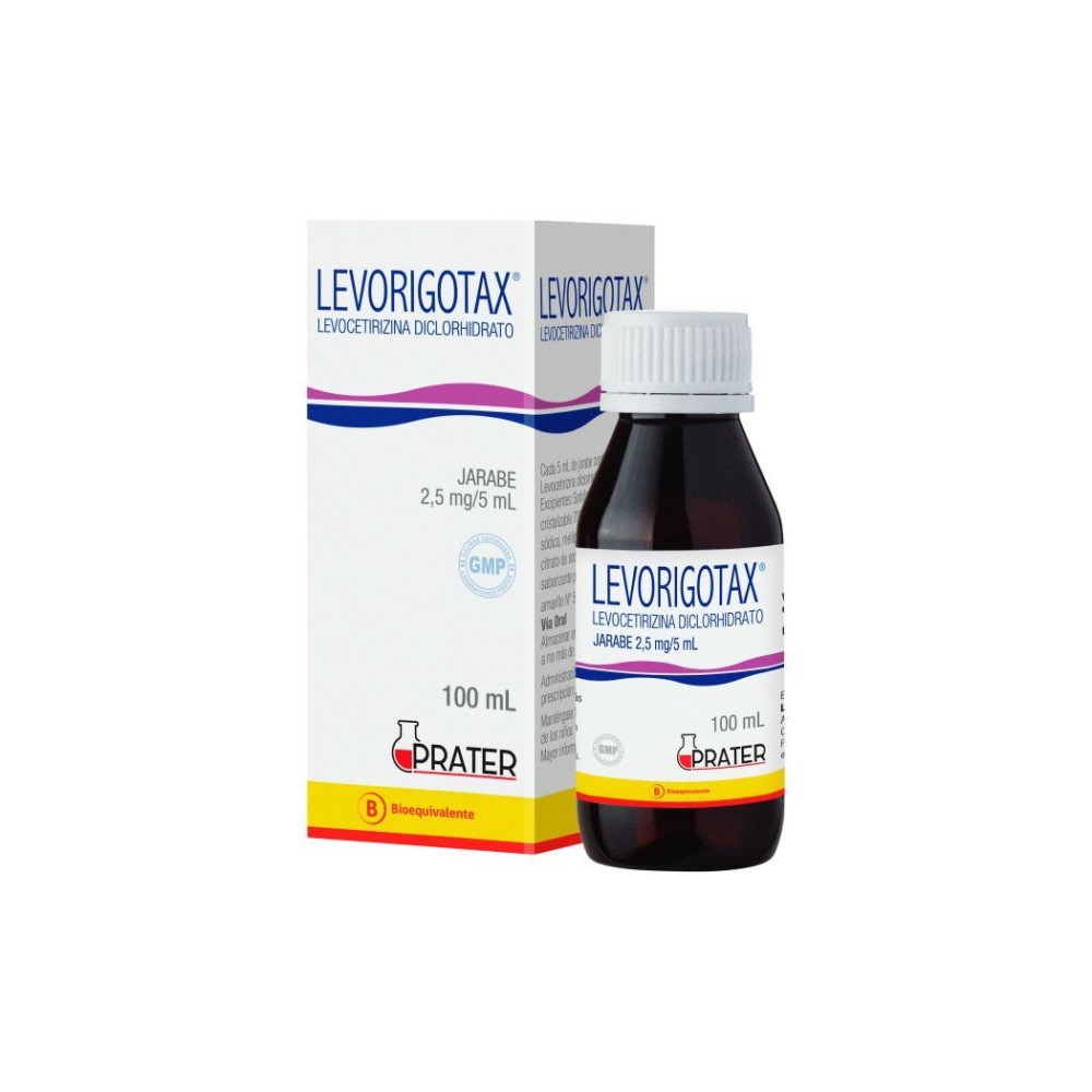 Levorigotax Levocetirizina 2.5mg/5ml Jarabe 100ml