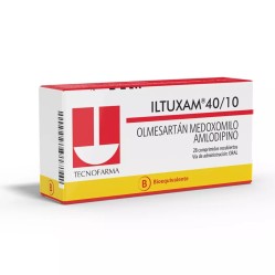 Iltuxam (B) Olmesartán / Amlodipino 40/10 28 Comprimidos Recubiertos