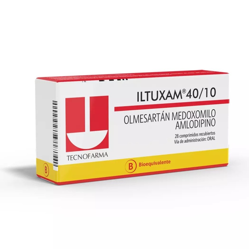 Iltuxam (B) Olmesartán / Amlodipino 40/10 28 Comprimidos Recubiertos