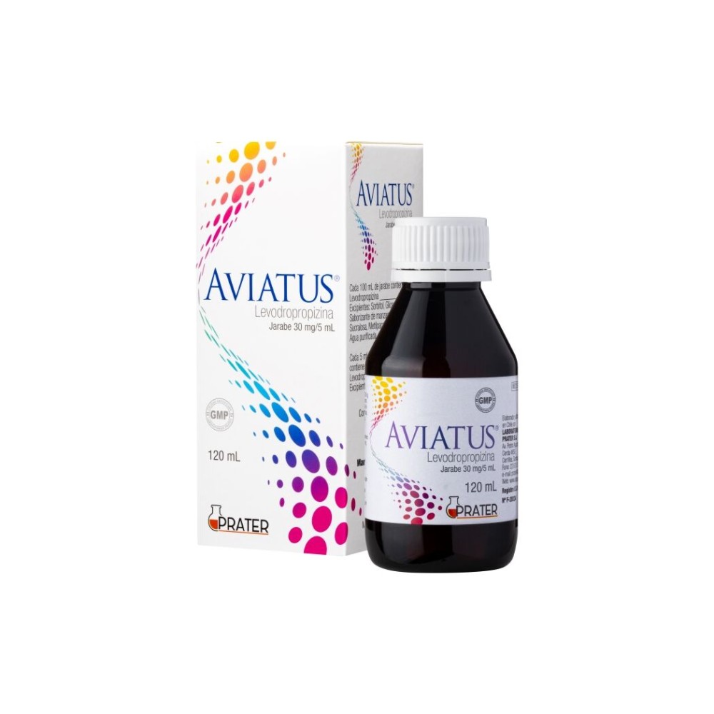 Aviatus Levodropropizina 30mg/5ml Jarabe 120ml