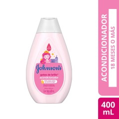Acondicionador para Niños Johnson's Gotas Brillo 400ml