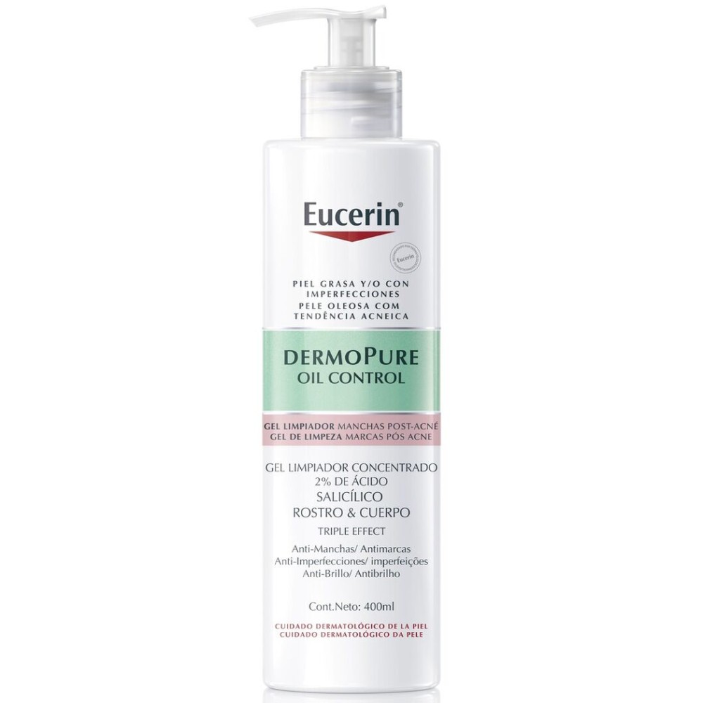 Eucerin Dermopure Triple Effect Gel Limpiador 400ml