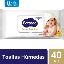 Toallas Húmedas Babysec Super Premium 40 Unidades